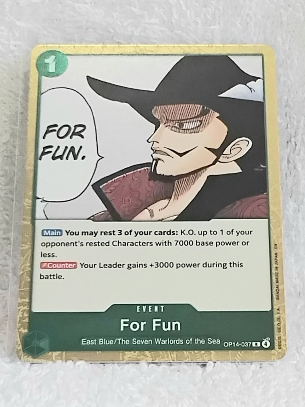 Mint One Piece For Fun Rare Event Foil Card OP14-037!!